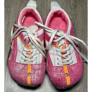 Diesel Everux Metallic Pink Sneakers Toddler Shoe Size 7 Low Top Designer